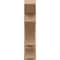 Ekena Millwork 7 1/2-in W x 28-in D x 32-in H Balboa Slat Rough Cedar Woodgrain TimberThane Outlooker, Primed Tan OUTUR075X28X32BOA24RCPR - alternate 2